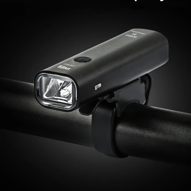 

Front and Back Rechargeable Bike Light Set Super Bright Front Headlight and Rear LED Bicycle Light, Black