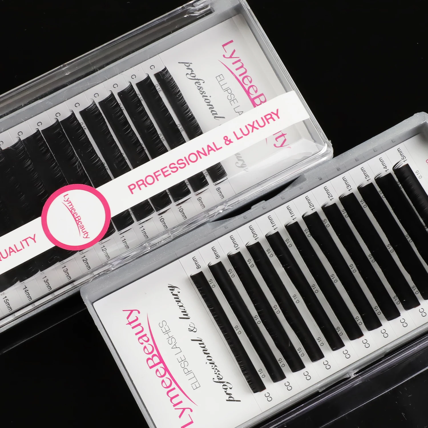 

Wholesale VAVALASH Oem Odm Custom Packaging Ellipse Flat Lash Extension False Lashes Eyelash Extensions