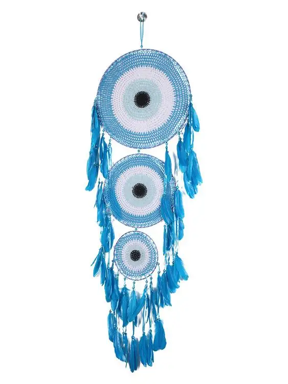 

Wall Hanging Decoration Fumigated Feathers Handmade Ornament