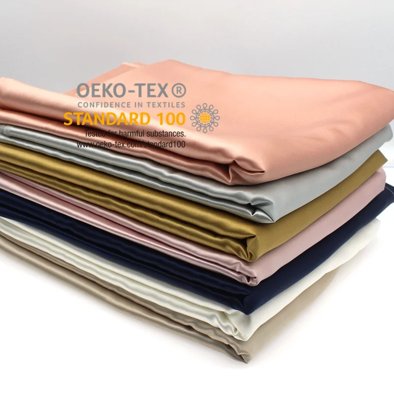 

Wedding Decoration Chinese Mulberrry Raw Silk Natural Milk Silk Fabric 100% Pure 22mm Silk Fabric Stain for dress