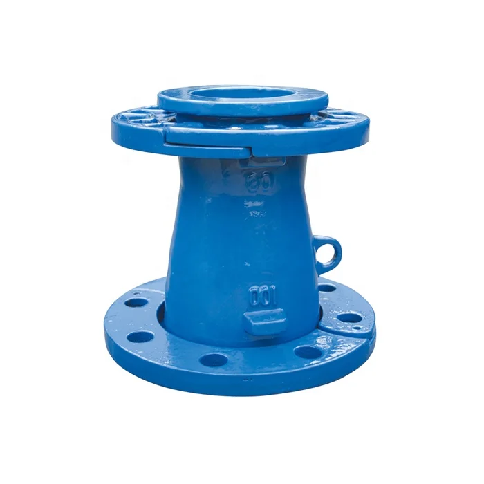 En545 En598 ISO2531 DI Ductile Cast Iron All Loosing Flanged Fittings Blue Round Solid Forged Water Pipe System Plywood Case