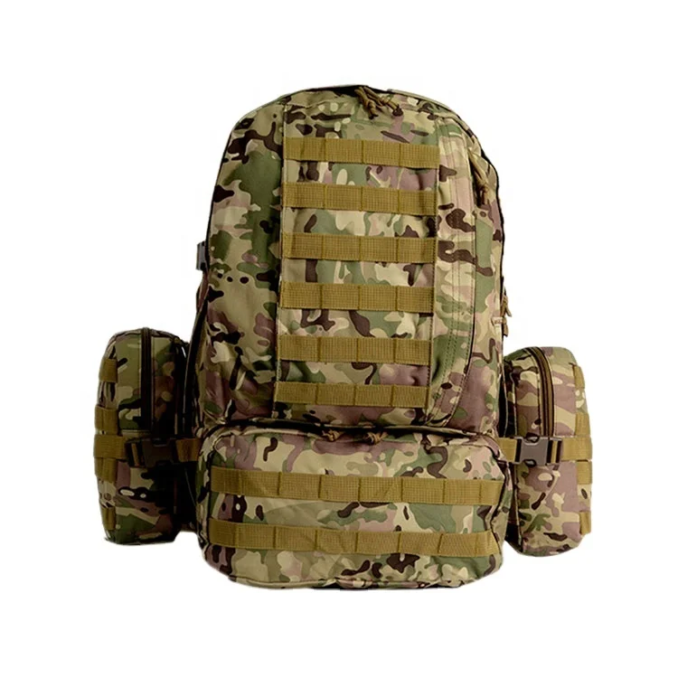 

Yakeda Big 50L Military Style Camouflage Molle Tactical Backpack Outdoor Waterproof Hiking Traveling Backpack