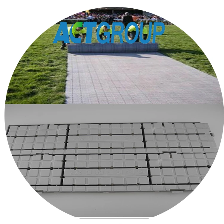 

portable grass protections cover for events, temporary event tiles