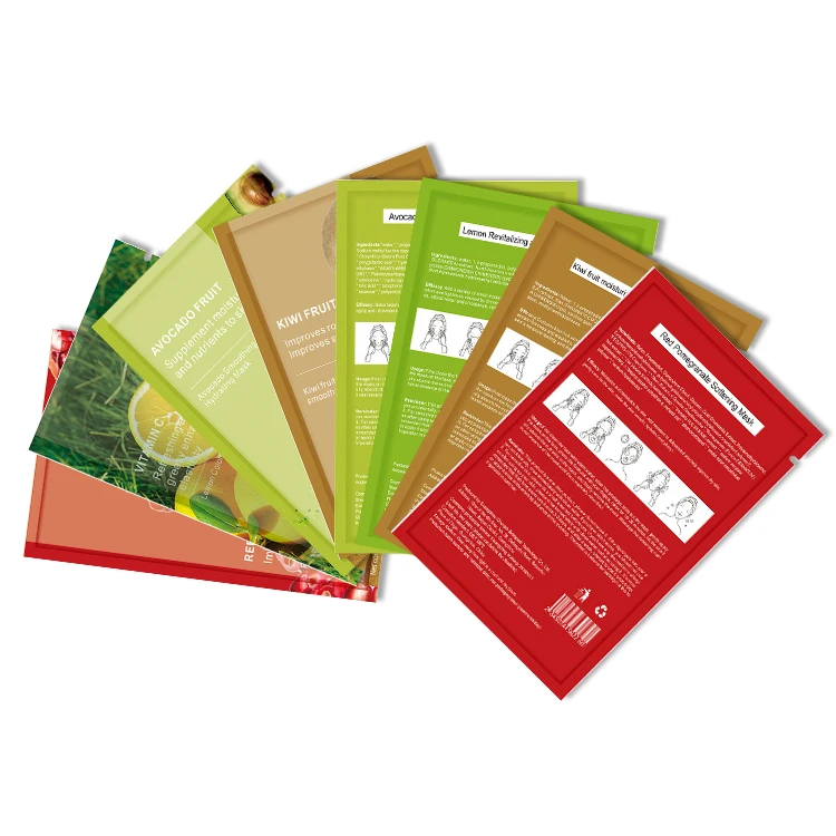 

Beauty Products Skin Care Nourishing Moisturizing Fruit Hyaluronic Acid Facial Mask Sheet