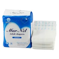 

High quality disposable PE film backsheet Adult diapers for old people with cheap price and free samples offered