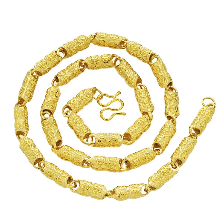 

Brass Woman Link Chain Necklace Jewelry Gold Plated