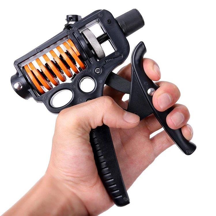 
Gym Fitness Adjustable Heavy Hand Gripper Wrist Forearm Exerciser Finger Trainer Hand Grip Strengthener 