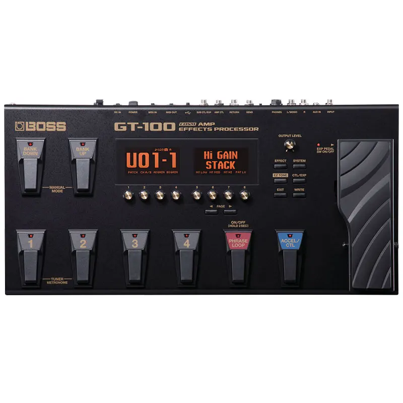 

BOSS GT-100 Guitar Multi-effect Processor Guitar Effect Pedal with >100 Effects for Electric Guitar