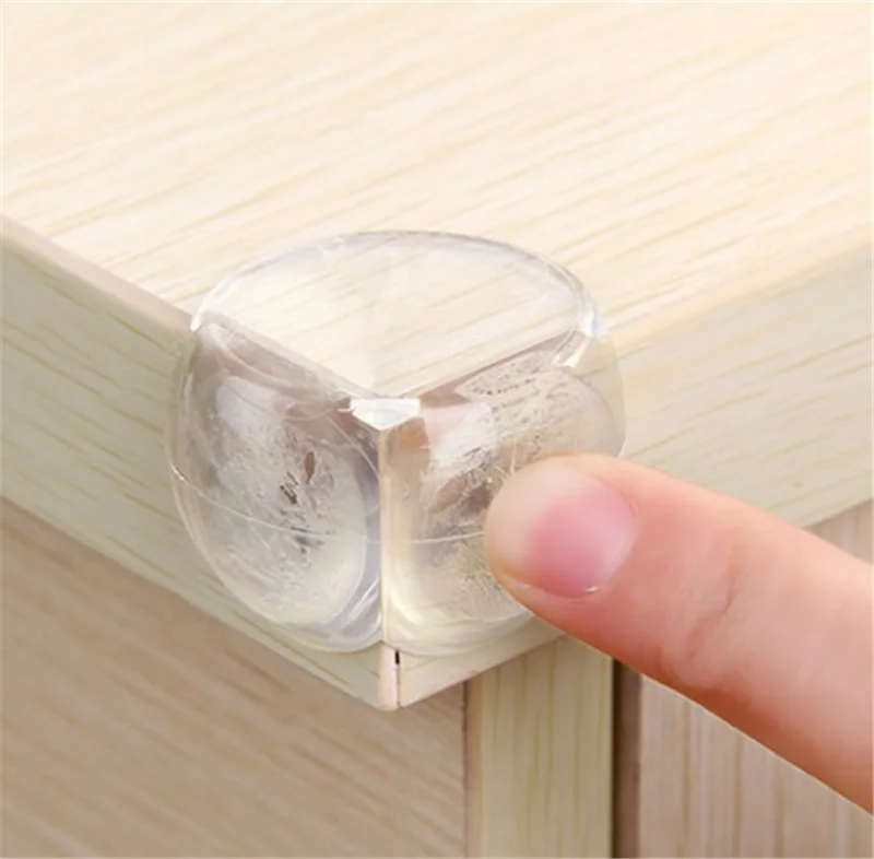 

Baby Safety Silicone Corner Protector Table Corner Edge Protection Cover kids Anticollision Edge & Guards, Transparent