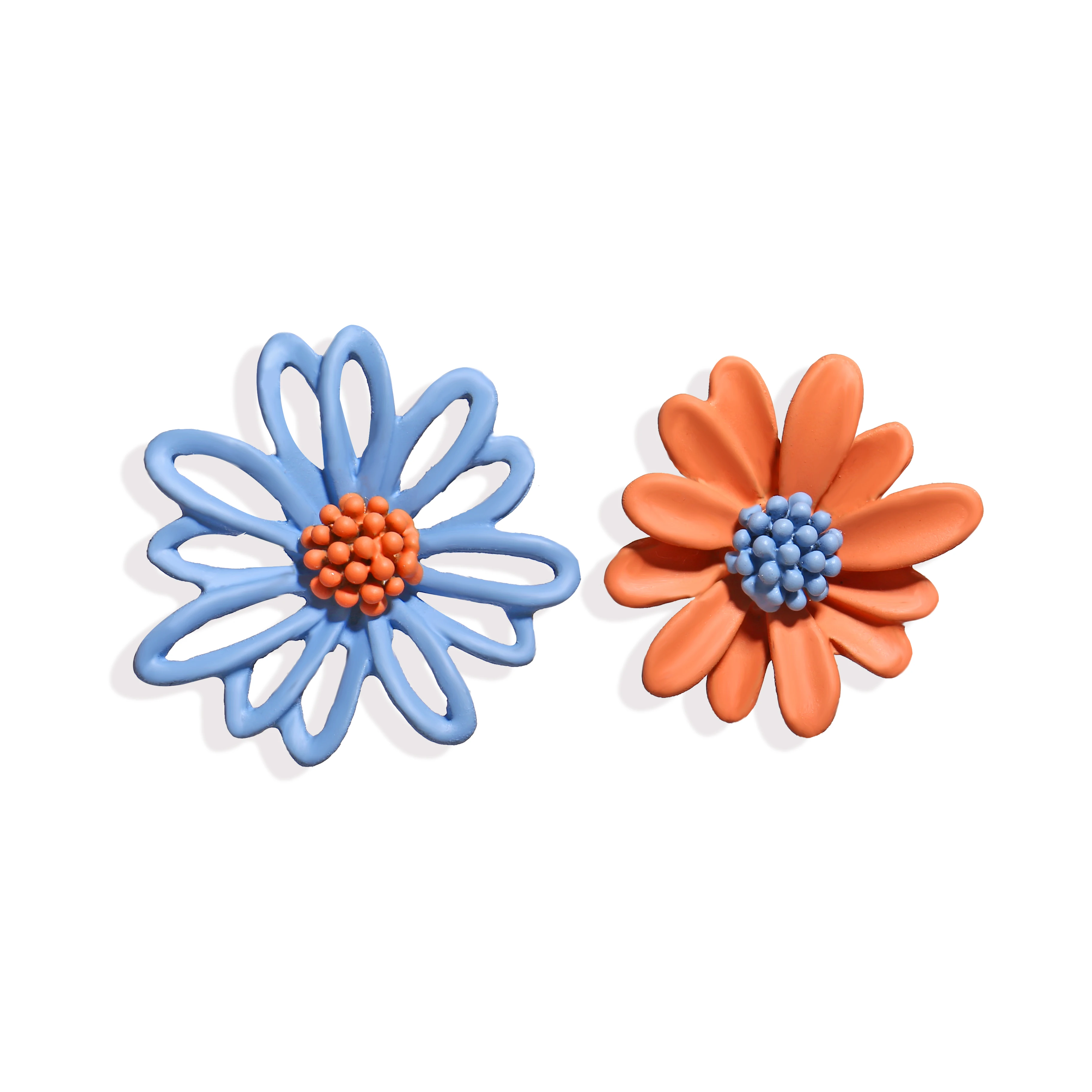 

51134 Korean Fashion Stud Earrings Women Classic Simple Geometric Flower Stud Wholesale Earrings