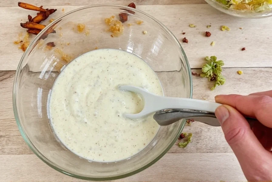 Bottle of ranch dressing