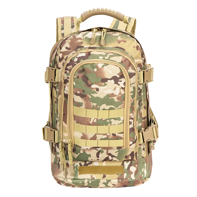 

2021 High Quality Outdoors Travel Sport Custom Logo Military Rucksacks Tactical Backpack, Green-multicam
