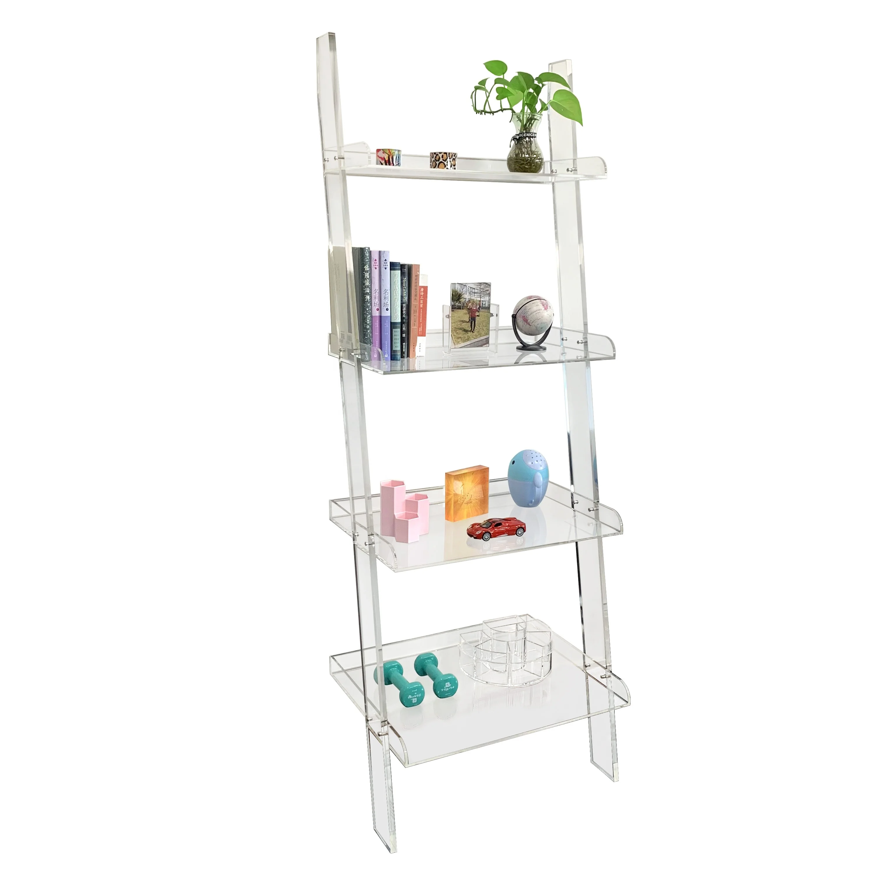 Home Storage Rack Acrylic Book Shelves Acrylic Display Rack For Home