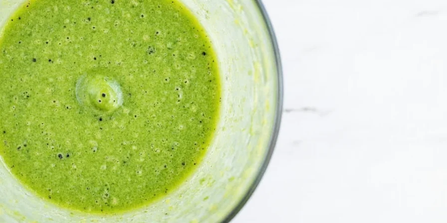 Different variations of Green Goddess Dressing side by side