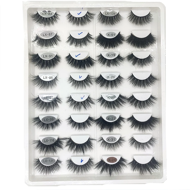 

Packaging Box Mink Eyelashes Mink 3D Mink Fur Lashes Luxurious Lashes, Black color