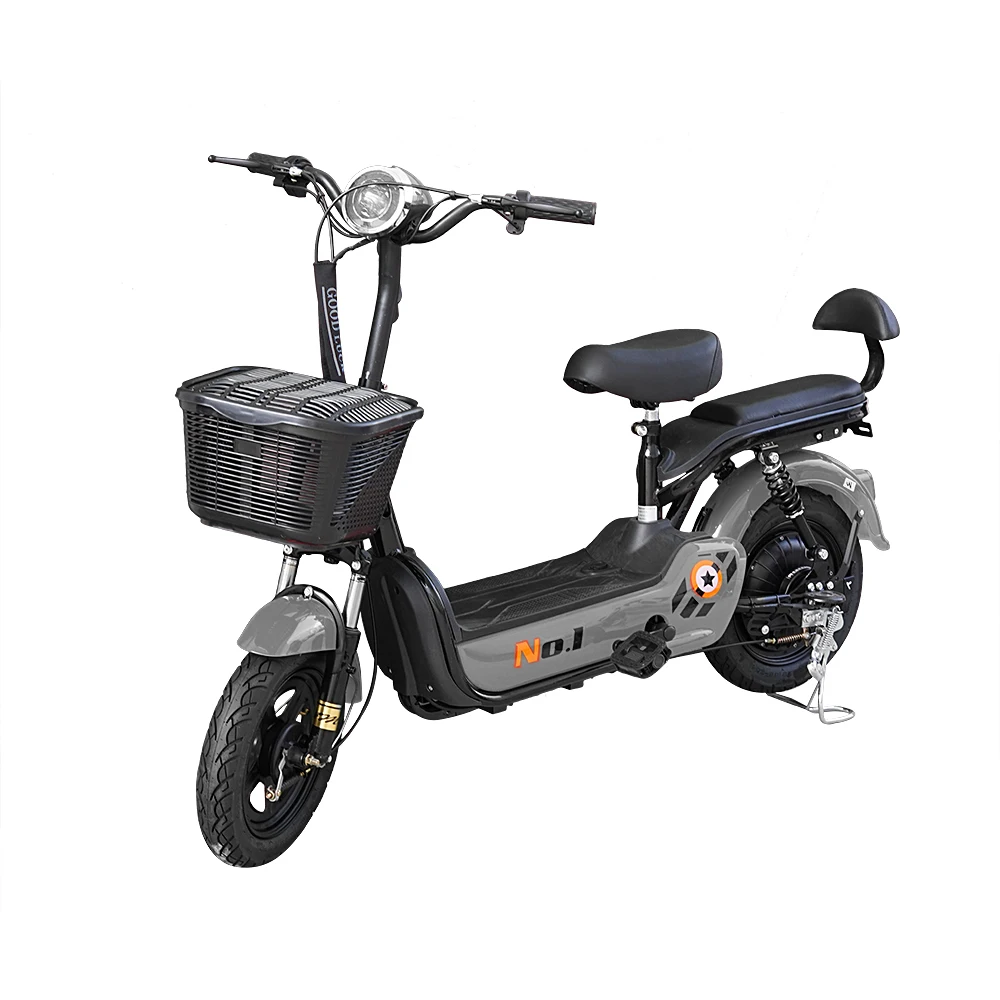 

carbon steel frame best low wholesale price E bike electric scooter 48V12AH 350W motor strong battery made in China for adult