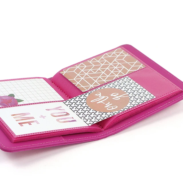 
2020 design album portable mini instax red color photo album 