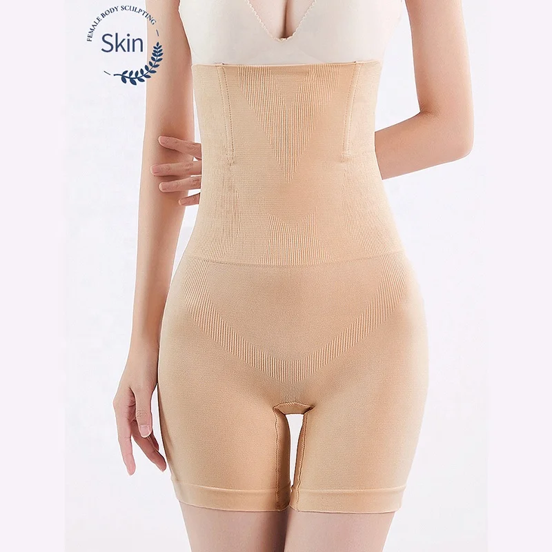 

New Products Thin Belly Seamless Plus Size Body Shaper Pants High Waist Butt Lifter Tummy Control Panties For Womens