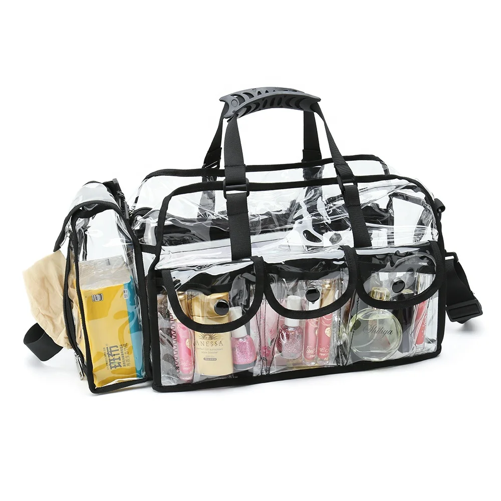 

Multiple Outer Bags Cosmetic Travel Bag pvc Clear Duffle Bag