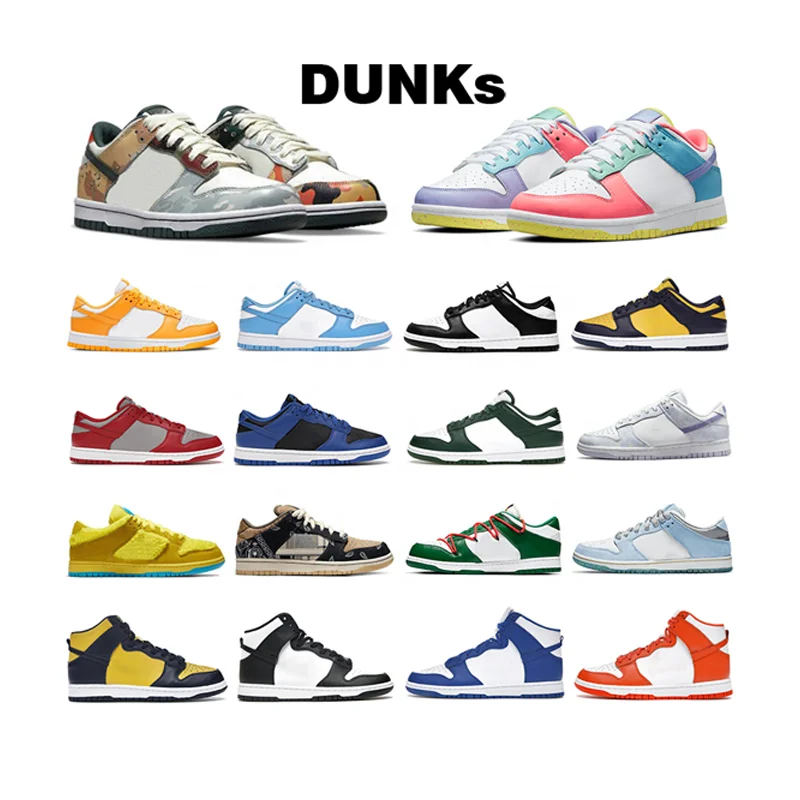 

Custom Sneakers High Quality Genuine Leather SB High Dunks Customized SBDUNK Men Basketball Skate Board Shoes, Customized color