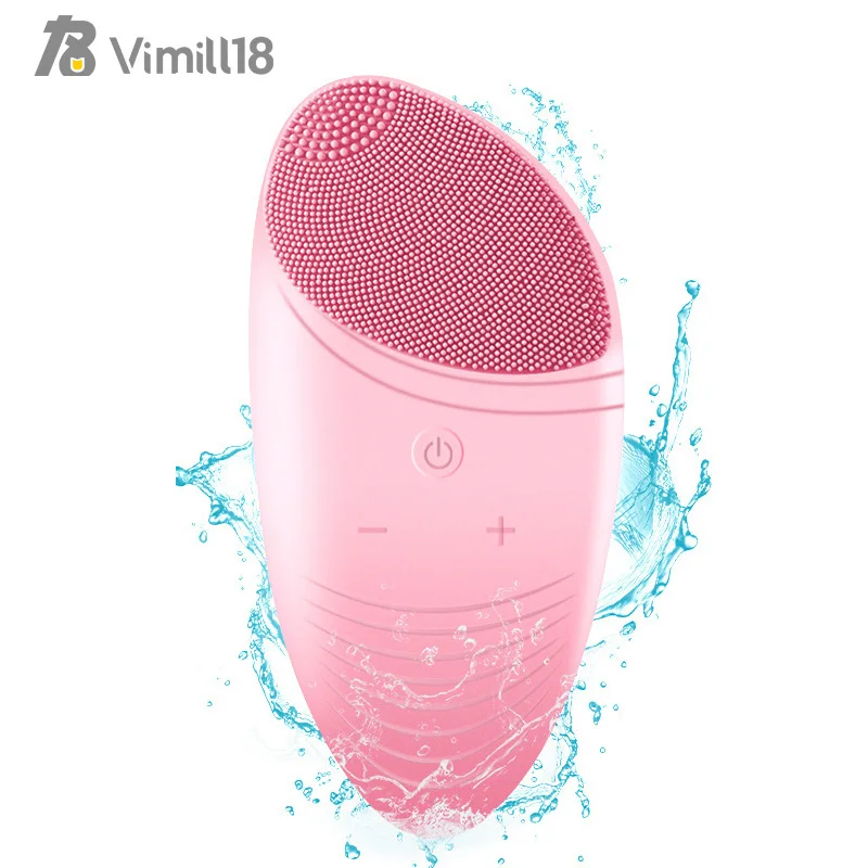 

Best seller cleansing system facial brush, Beauty Tool Facial Pores Cleanser Face Brush, facial cleansing brush, Pink, rose red, sunflower yellow