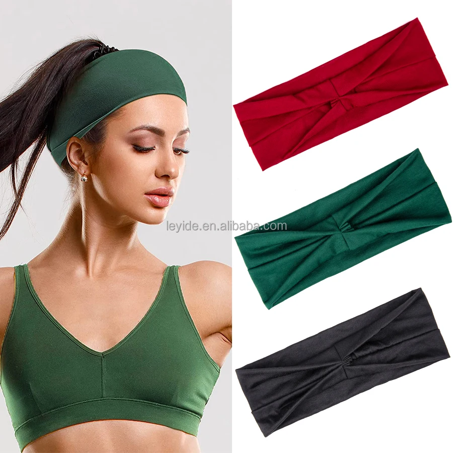 

Wholesale Anti Slip Quick Drying Breathable Yoga Fitness Headband Comfortable Elastic Sweatband Sports Headband