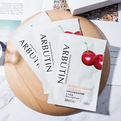 

BINGJU Arbutin Brightening Complexion Face Mask Moisturizing Translucent Whitening Mask Wholesale