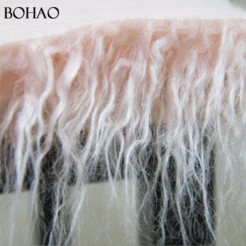 
110mm Fur Height Hot Textile Fur Artificial Pink Faux Fur Fabric Long Pile 