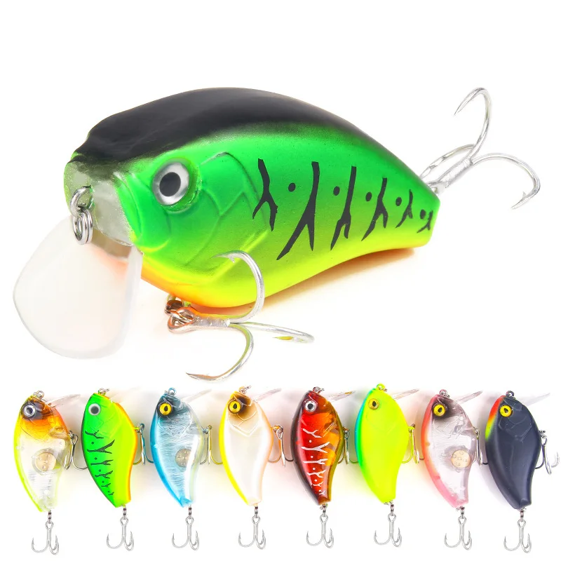 

2021 Crankbait 65mm Crank Bait Fishing Lures Crank Fishing Lures For Drop Shipping, 8 colors