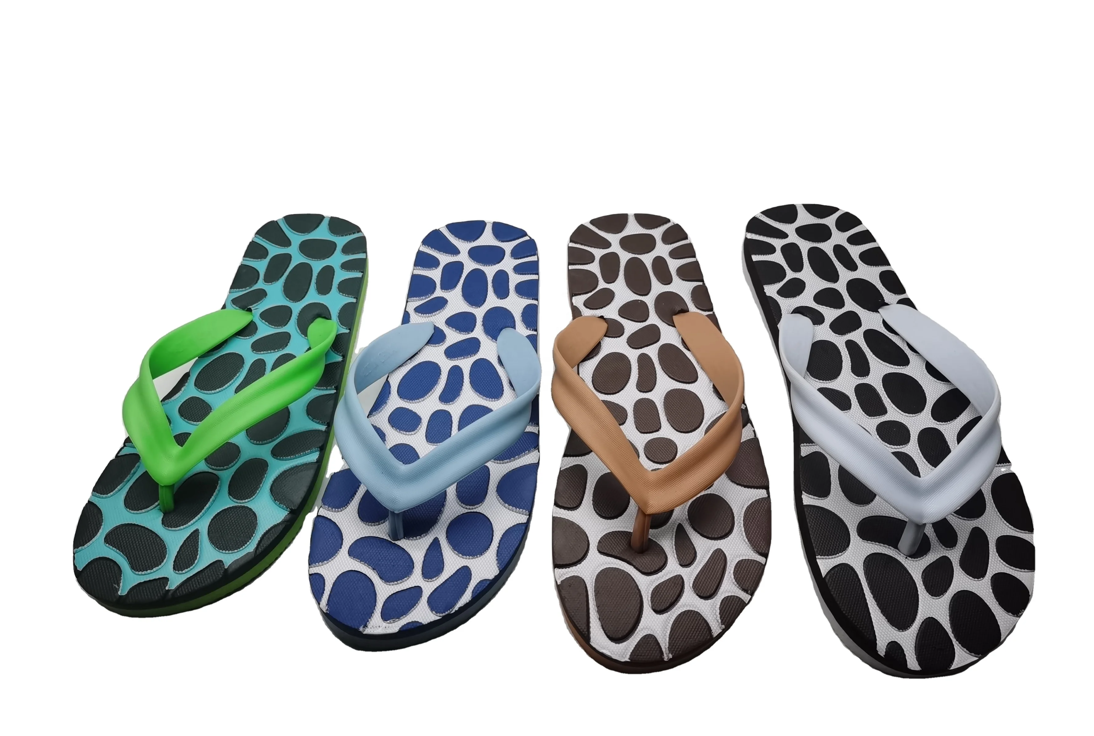 非洲热销拖鞋硬耐用工厂凉鞋男女皆宜平底休闲鞋