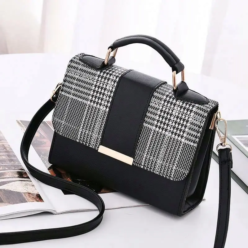 

2021 High Quality Fashion Women Handbags Pu Leather Tote Bags Crossbody Bag Female Hand Bag Set Purses