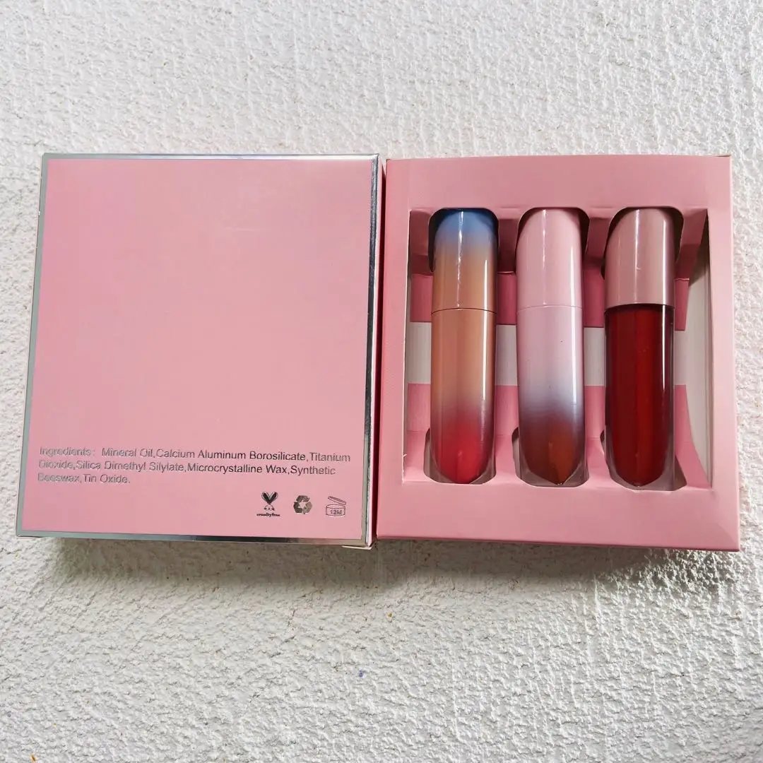 

Makeup Cosmetic Nude Base Lip Plumping Gloss Free Sample Liquid OEM ODM Herbal Custom Color or Stock 112 Colors 5ml Reach,msds