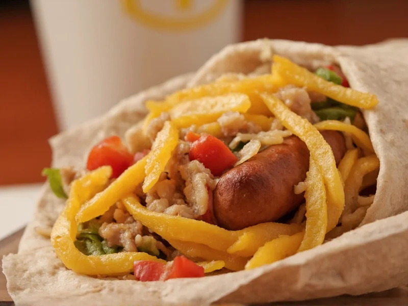 McDonald's Sausage Burrito Calories: 290 with Full Nutrition