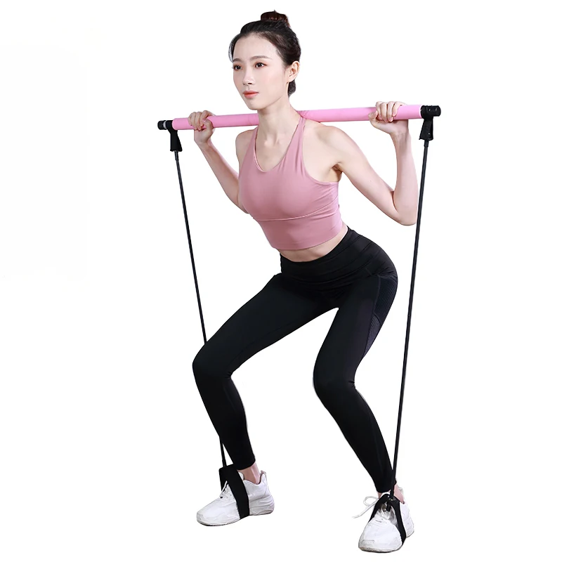 

Body Workout Yoga Portable Pilates Bar Kit,Pilates Stick