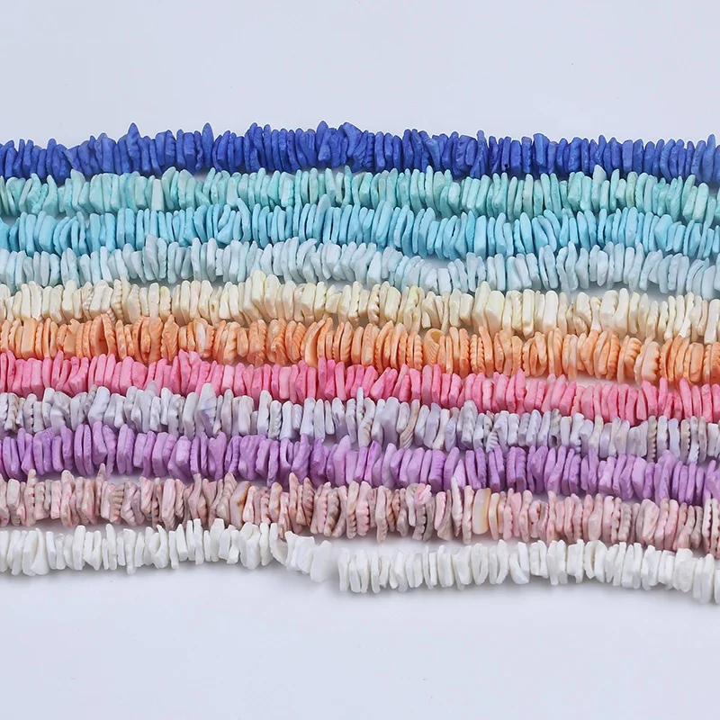 

Wholesale Natural Square Loose Shell Beads For Jewelry Making Bracelet Necklace, Colourful