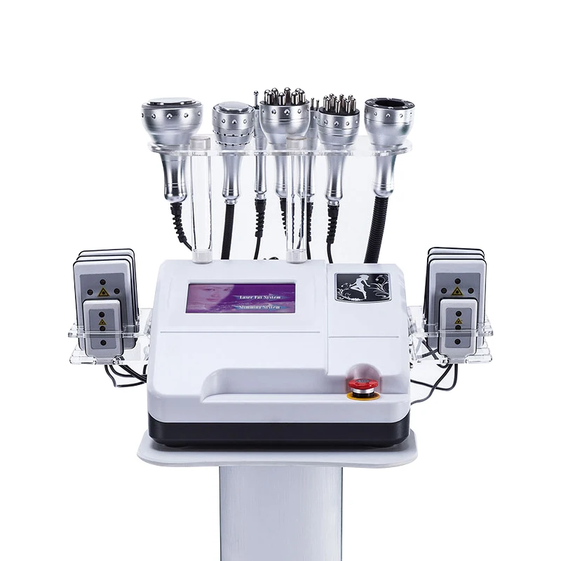 

8 in 1 white body cavitation slimming system Beauty Salon Machine lipolaser Face Lift Machine