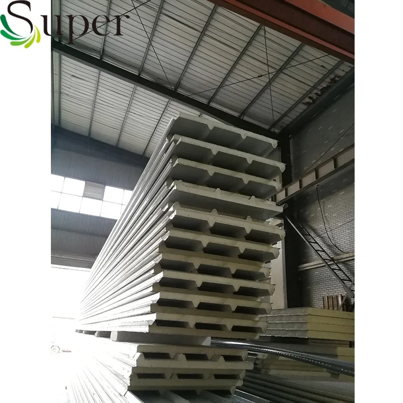 
High Quality 150mm PU Sandwich Panel With Cheap Price 