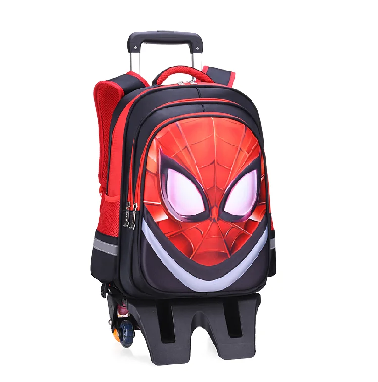 

waterproof wheeled backpack kids school trolley bag