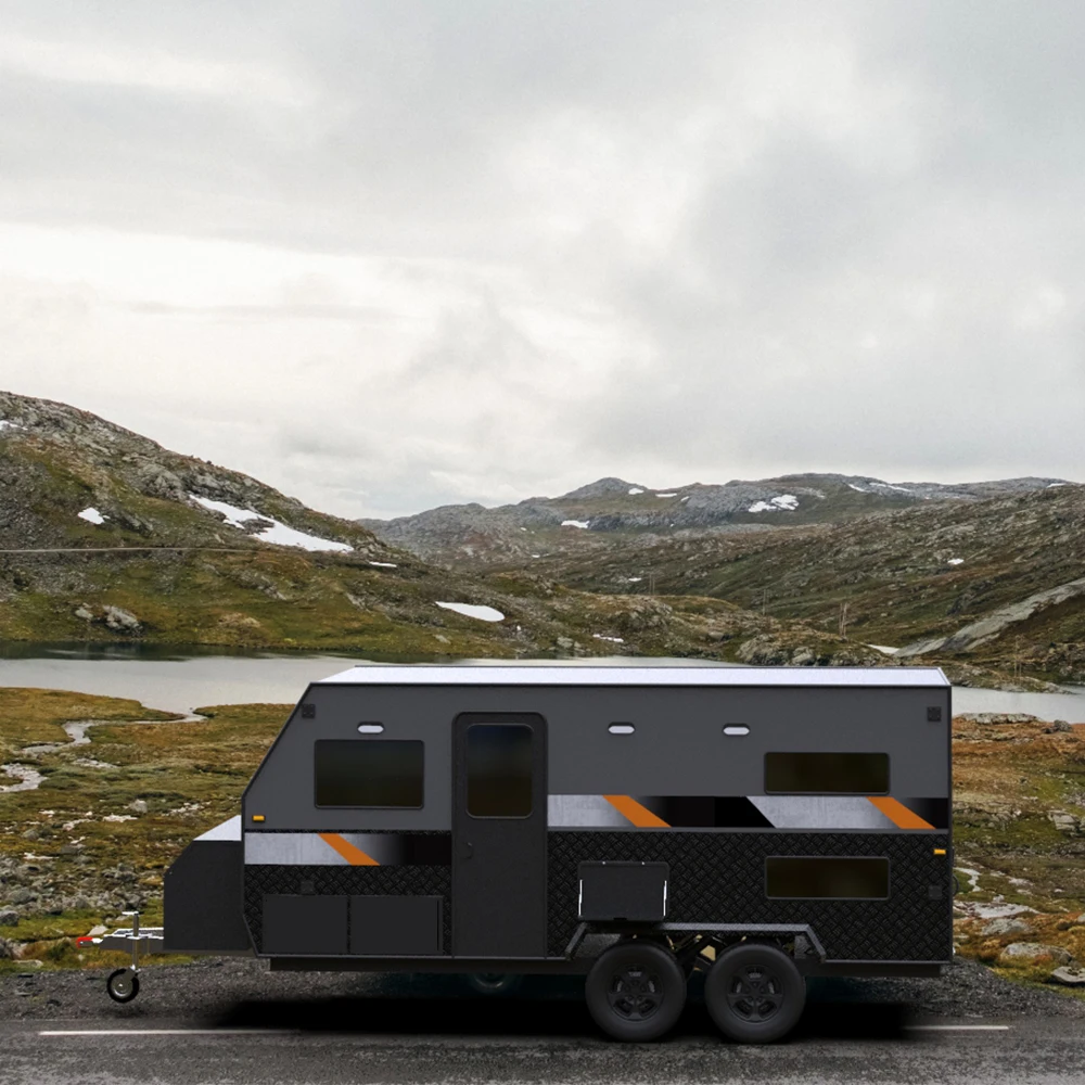 4x4 All Aluminum Hybrid Toy Travel Trailer Hauler Offroad Australia