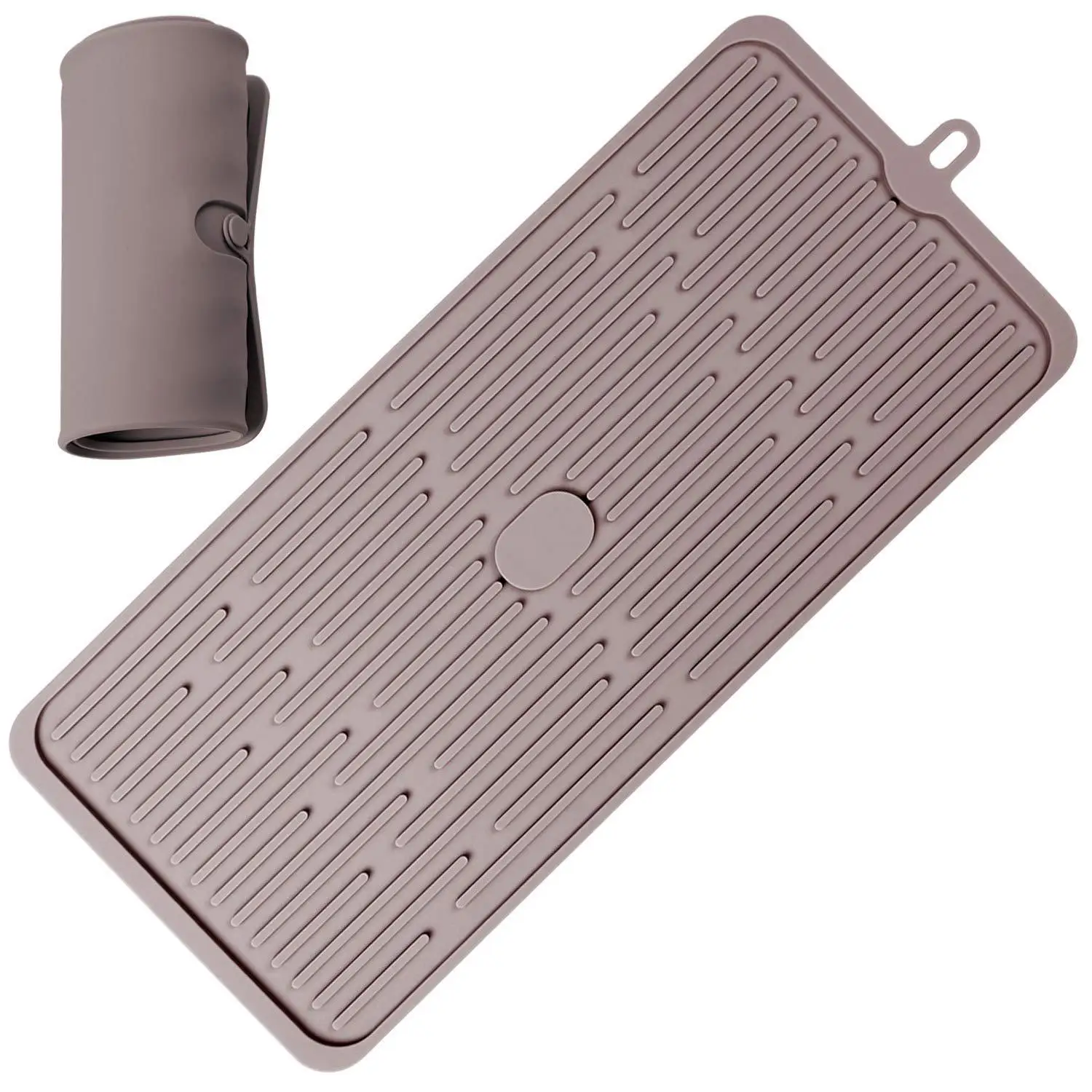 

Non Slip Heat-resistant Kitchen Table Placemat Silicone Rubber Dish Drying Mat Countertop Trivet, Red,dark grey,cool grey,warm grey