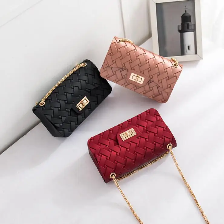 

2021 Women Messenger Mini Jelly Bags Fashion Lady Shoulder Bag Women Jelly Handbags, 6 colors