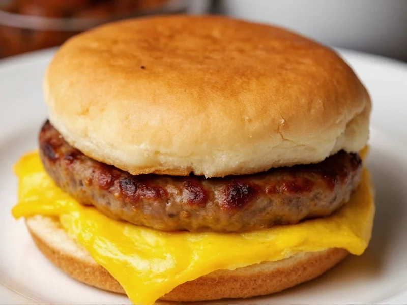 calories in an egg mcmuffin with sausage