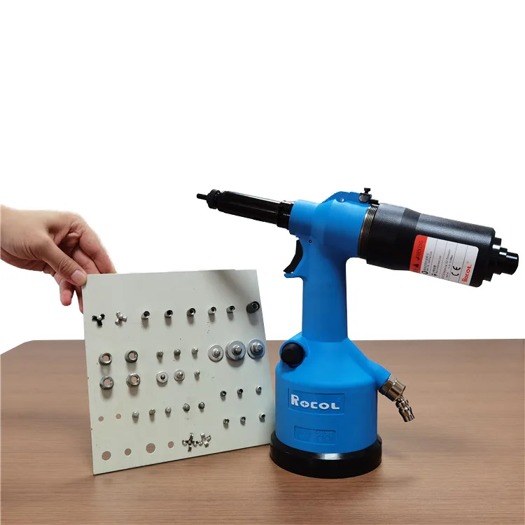 

Free Shipping Inch Size Nosepieces Automatic 1/4-1/2 Threaded Mandrel Rivet Nut Gun Riveting Tool Set, Blue