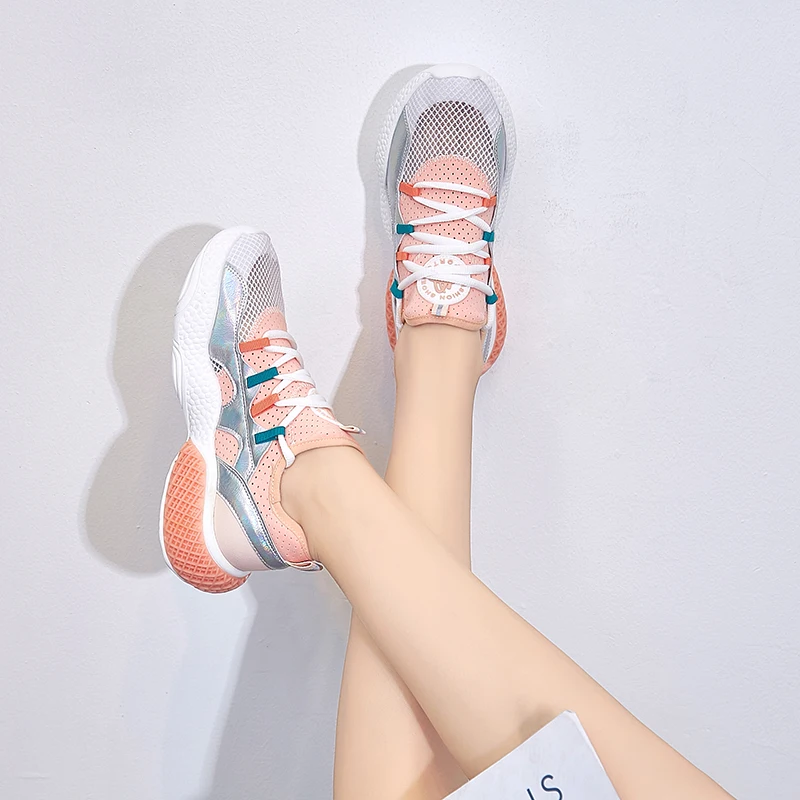 

New arrival lightweight breathable upper casual sports shoes women sneakers ladies shoes women, Optional