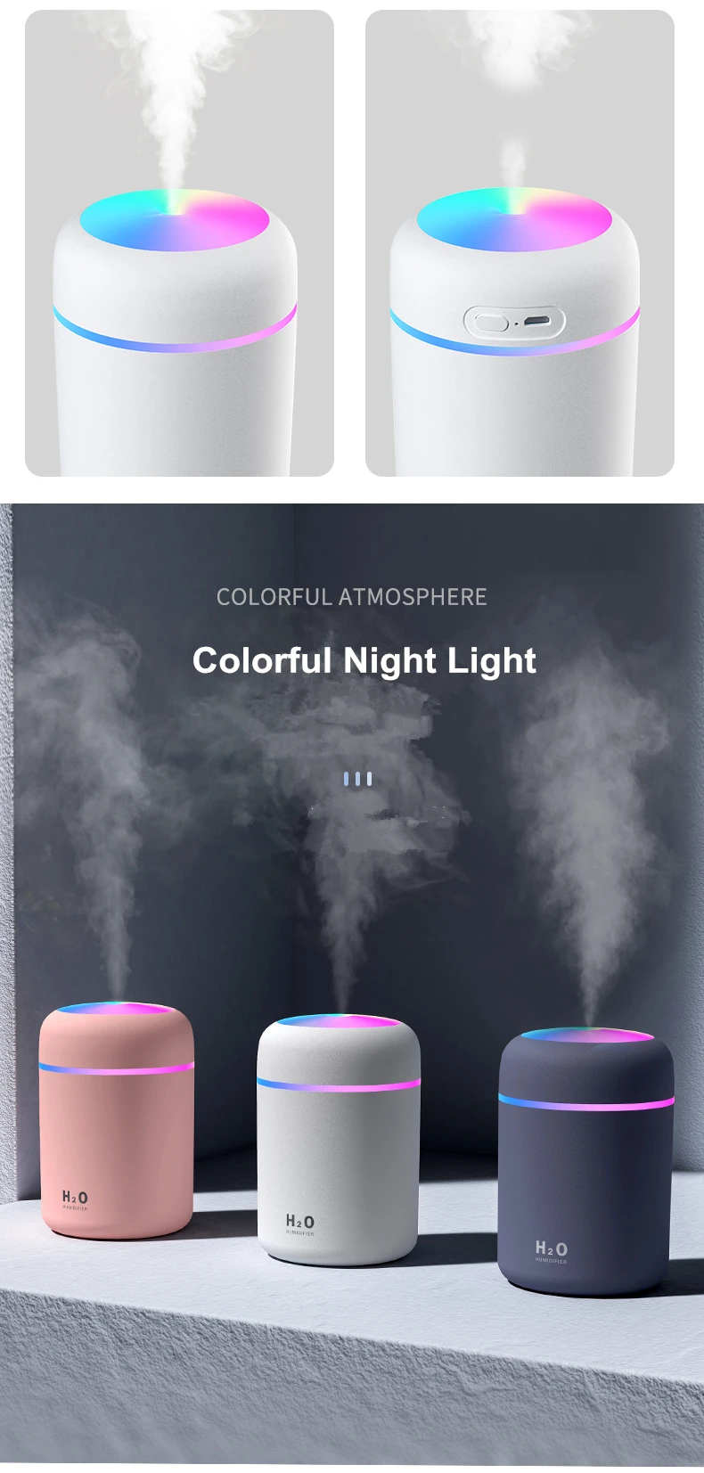 Usb colorful humidifier. Увлажнитель воздуха h2o Humidifier. Портативный увлажнитель воздуха h2o. Увлажнитель воздуха с подсветкой Humidifier h2o DQ-107. H2o Humidifier увлажнитель воздуха зажигалка.