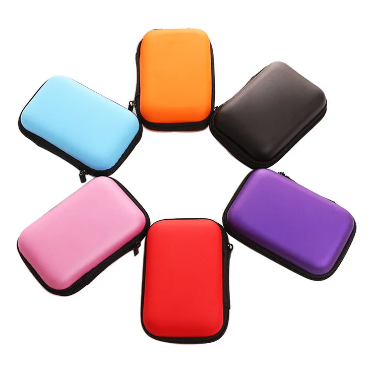 

Custom Logo Shockproof Wireless Headphone Earbud Storage Pouch Headphone Bag Hard Eva Earphone Charging Case, Black,blue,red,pink and all kinds of colors customized