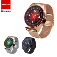 

High quality womens 1.22 inch Metal Strap touch Round screen watch Support SIM Card and Camera N9 Smart watch