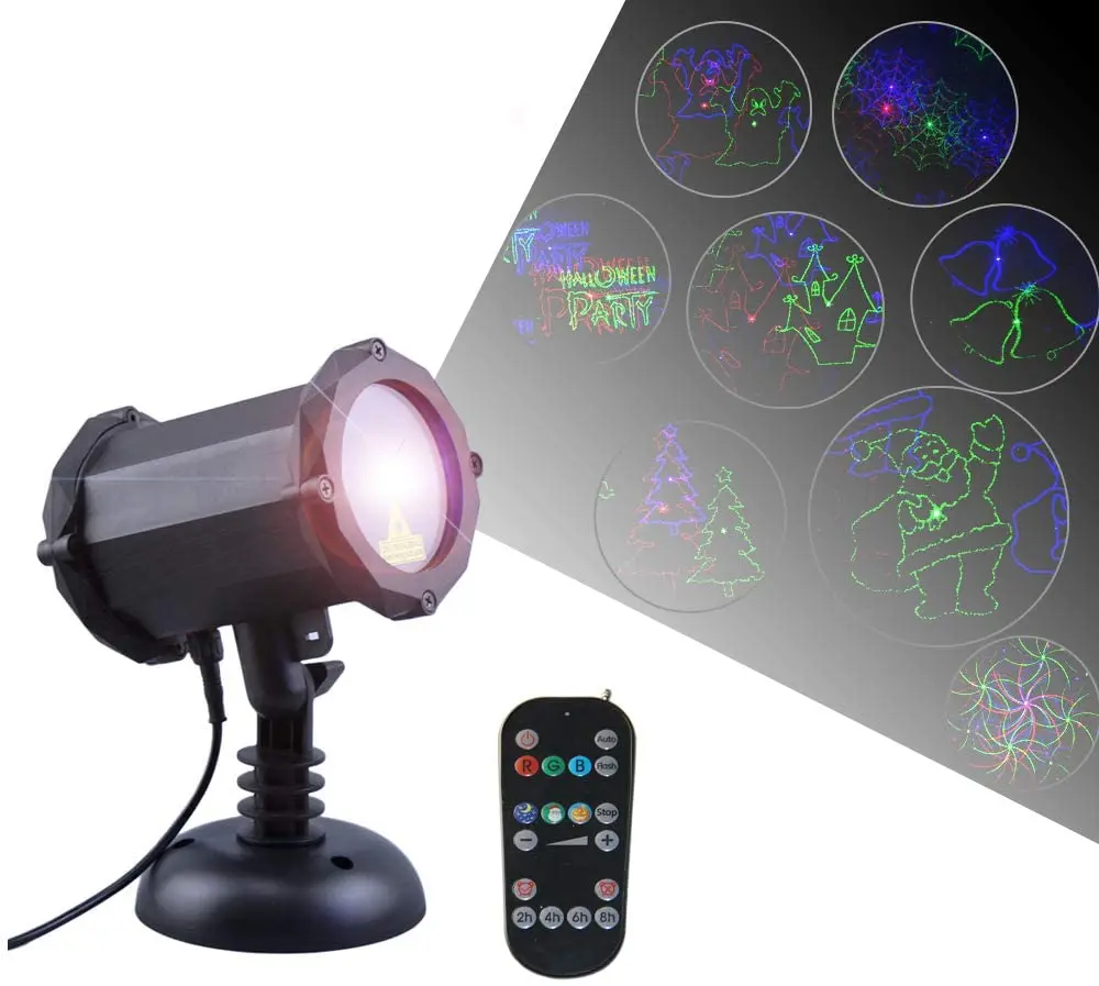 Amazon Hot Outdoor Waterproof Stars LED Party RGB cristmass decoration lights Lighting Projector