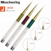 

Professional Nail Art Brush For UV Gel Polish Drawing Liner Painting Pen Rhinestones Gradient Handle Brush Tools