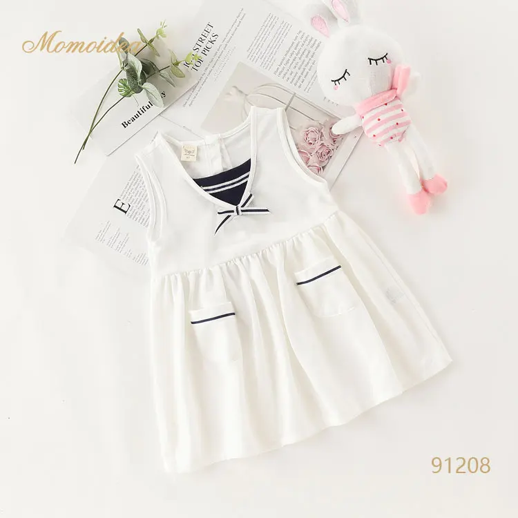 
boutique baby dress newborn baby girl clothes with pockets girl dress for summer 